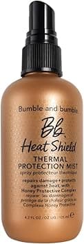 Bumble and bumble. Heat Shield Thermal Protection Hair Mist | Anti Frizz, Damage Repair, Heat Protection, Color Safe | Curly, Wavy, Straight, 4.2 Fl Oz - Amazon.ae Price Tracker