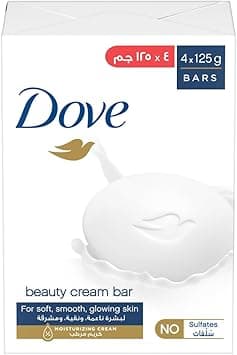 DOVE Moisturising Soap Bar Nourishing formula for all skin types, Original, With ¼ moisturising cream, 125g (Pack of 4) - Amazon.ae Price Tracker