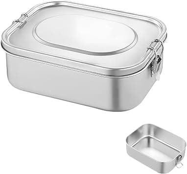 PEARL KIDS STAINLESS STEEL RECTANGULAR LUNCH BOX – 1000 ML, DURABLE, LEAKPROOF, EASY TO CLEAN, SCHOOL LUNCH CONTAINER, PK0009 - Amazon.ae Price Tracker