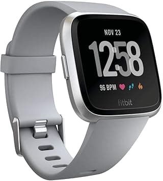 Fitbit Versa Smart Watch, Gray/Silver Aluminium, One Size (S & L Bands Included) - Amazon.ae Price Tracker