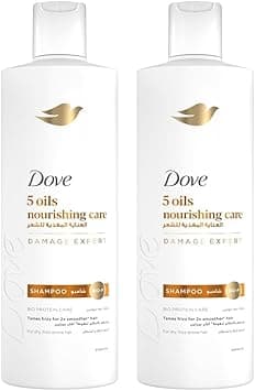 Dove Shampoo for frizzy and Dry Hair, Nourishing Oil Care, for up to 100 percent Smoother Hair, 2 x 400ml - Amazon.ae Price Tracker