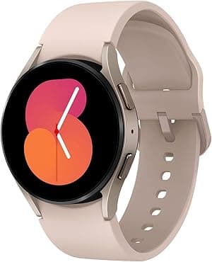 Samsung Galaxy Watch5 Smart Watch, Health Monitoring, Fitness Tracker, Long Lasting Battery, Bluetooth, 40mm, Pink Gold, UK Version, Wi-Fi - Amazon.ae Price Tracker