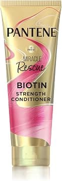 Pantene Miracle Rescue Biotin Strength Conditioner | Infused with Pro-V and Biotin for Weak and Dull Hair | For 10X Stronger Hair | 200ml, 1 Count - Amazon.ae Price Tracker
