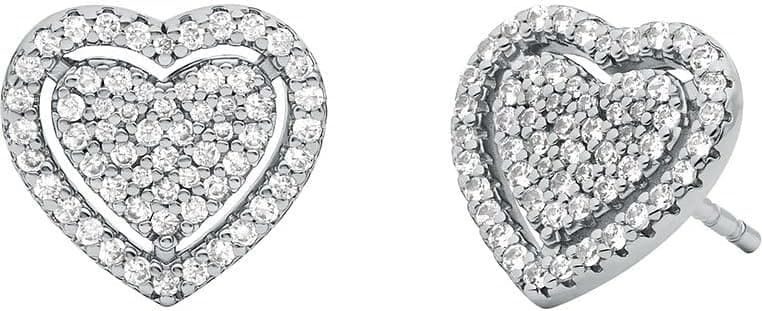 Michael Kors Women's Silver Semi precious Post Closure Earrings, One Size, Silver, No Gemstone - Amazon.ae Price Tracker
