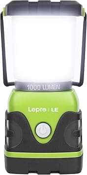 Lepro Camping Lantern, 1000 Lumen Camping Lights Battery Powered, Not rechargeable, Dimmable Warm White and Daylight Modes, For Power Cuts, Emergency Lighting, Suit for Hiking, Fishing, Tents, etc. - Amazon.ae Price Tracker