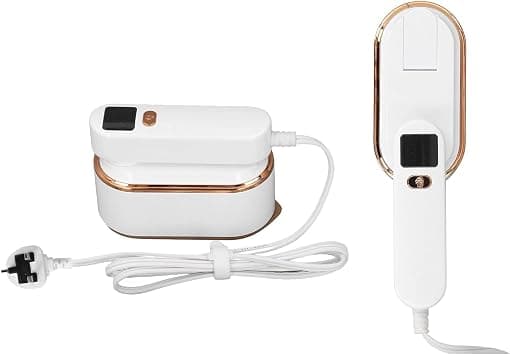 AMINAC 2-in-1 Portable Steamer for Clothes, 1800W Steam Iron with 9s Fast Heat-Up for Quick Wrinkle Removal, Garment Steamer with 150ml Water Tank, Ideal for Travel and Home - Amazon.ae Price Tracker
