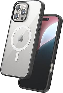 FLOLAB Surtect Tri-Fusion Magnetic for iPhone 16 Pro Max Case Protective Slim Design Magsafe Compatible Military Grade - Black Clear - Amazon.ae Price Tracker