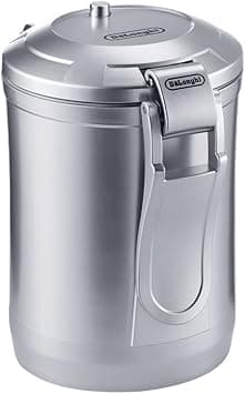 De’Longhi Vacuum Coffee Canister 1.2L, Vacuum-Sealed Freshness & Dishwasher Safe, Silver, DLSC068. - Amazon.ae Price Tracker