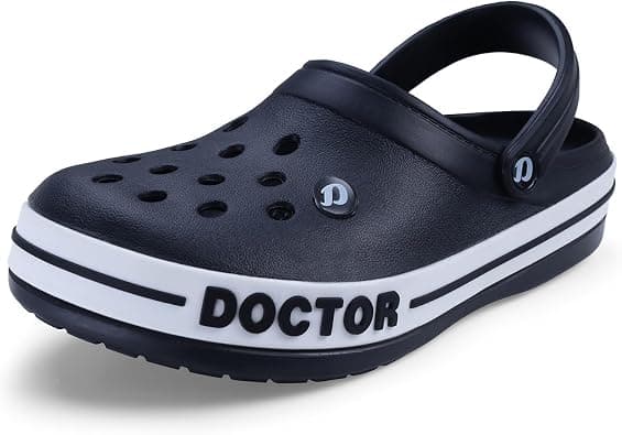DOCTOR EXTRA SOFT Men's Ultra Soft Casual Clogs/Sandals with Adjustable Back Strap for Adult | Comfortable & Light Weight | Stylish & Anti-Skid | Waterproof & Everyday Use Mules for Gents/Boys D-502 - Amazon.ae Price Tracker