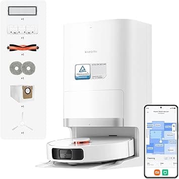 Xiaomi Robot Vacuum X20+ With All-In-One Smart Base Station 6000Pa Suction Power, LDS Laser Navigation, Voice Control, Wet & Dry 4 L 30 W C101 White - Amazon.ae Price Tracker