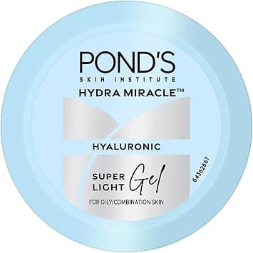 POND'S Super Light Gel Oil Free Face Moisturizer 50 g | With Hyaluronic Acid & Vitamin E for Fresh Glowing Skin & 24 hr Hydration - Daily Use - Amazon.ae Price Tracker