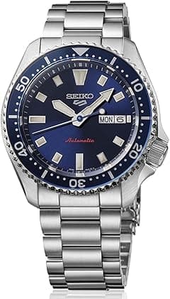 Seiko SRPL83K1 5 Sport SKX Stainless Steel Automatic Watch for Men, 42.5 mm Case Size, Blue/Silver - Amazon.ae Price Tracker