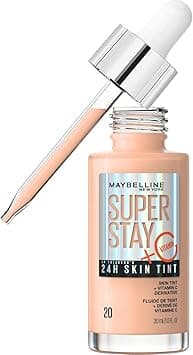 Maybelline Super Stay Skin Tint Foundation, With Vitamin C*, Foundation and Skincare, Long-Lasting up to 24H, Vegan Formula, Shade 20 - Amazon.ae Price Tracker