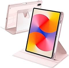 Rotating Case Compatible with Huawei MatePad SE 11 Inch 2024 with Pen Holder, 360 Degree Rotation Protective Stand Cover Clear Back, Auto Wake/Sleep, Pink - Amazon.ae Price Tracker
