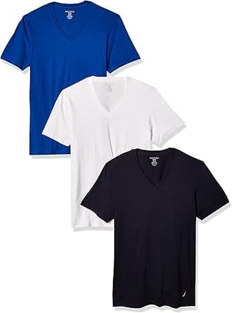 Nautica Men's Cotton V-Neck T-Shirt - Amazon.ae Price Tracker