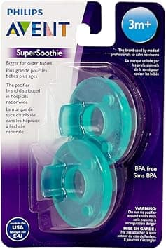 AVENT Philips Super Soothie Pacifier, Green, 3+ months, 2 Pack, SCF192/05 - Amazon.ae Price Tracker