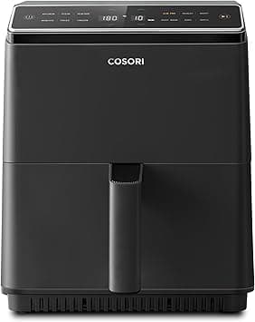 COSORI Air Fryer 6.4L APP Controllable Oven Dual Blaze 1700W, Double Heating Elements, Cookbook, No Shaking & No Preheating, 12 Functions, Roast, Bake, Reheat, Dishwasher Safe CAF-P583S - Amazon.ae Price Tracker