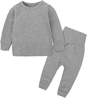 Baby Girls Boys Thermal Underwear Set Toddler Cotton Base Layer Soft Warm Jammies - Amazon.ae Price Tracker