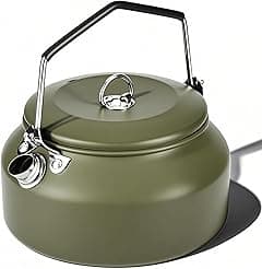 Camping Kettle Camp Tea Coffee Pot, 1L Stainless Steel Outdoor Campfire Camp kettle, Portable Lightweight Teapot Fast Heating Boiling Water, Ideal for Hiking Picnic Travel, Green - Amazon.ae Price Tracker
