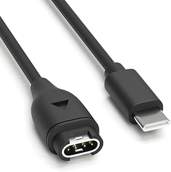 Sinoacc USB C Charging Cable Compatible with Garmin Watch Charging Cable Fenix 5 5S 5X Plus 6 6S 6X Pro 7 7S 7X, Forerunner 745 935 945 45 45S 245 Music, Instinct, Approach S10 S40 S60 S12 S42 - Amazon.ae Price Tracker