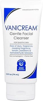 Vanicream Gentle Facial Cleaner, 2.5 Fl Oz, Formulated without Common Irritants for Sensitive Skin, Removes Makeup, Dirt & Excess Oils, Non-Comedogenic, pH-Balanced Face Wash - Amazon.ae Price Tracker