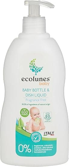 Ecolunes Hypoallergenic Baby Bottle and Dish Liquid 500 ml | Baby Bottle Cleanser | Best for Cleaning Baby Feeding Bottles Teats & Accessories | Fragrance-Free Baby Bottle & Pump Parts Dish Wash - Amazon.ae Price Tracker