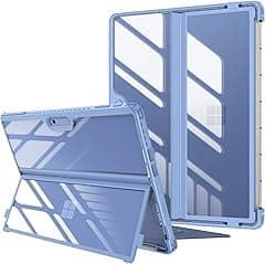 Fintie Hard Case for 13 Inch Microsoft Surface Pro 11 / Pro 10 / Pro 9 - Shockproof Folio Rugged Cover with Clear Transparent Back Shell Compatible with Type Cover Keyboard, Blue - Amazon.ae Price Tracker