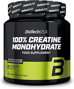 BioTechUSA 100% Creatine Monohydrate, Creatin Monohydrate Pharmaceutical Grade Powder No Added Flavour, 300g - Amazon.ae Price Tracker