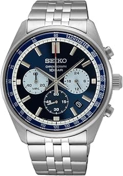 Seiko Analoge Herrenuhr mit weißem Zifferblatt, Edelstahl - Amazon.ae Price Tracker