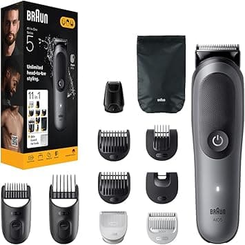 Braun All-in-One Kit Series 5, 11in1 Grooming, Ultra Sharp Blade, SkinGuard, AIO5560 - Amazon.ae Price Tracker