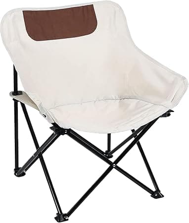 Camping Chairs Lawn Chairs Portable Chair Support 265lbs,Foldable Chair Sets up in 4 Seconds, Backpacking Chair with Carring Bags, White - Amazon.ae Price Tracker
