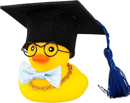 wonuu Rubber Duck Car Ornaments Graduation Duck Car Dashboard Decorations for Cool Car Accessories with Graduation Hat Necklace and Bow Tie,Dark Blue - Amazon.ae Price Tracker