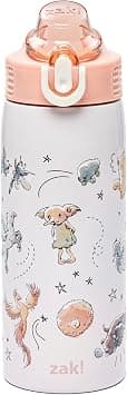Zak Designs Harry Potter Sage Kids Water Bottle For School or Travel, 19oz Stainless Steel Water Bottle With Straw, Handle, and Leak-Proof, Pop-Up Spout Cover (Magical Creatures) - Amazon.ae Price Tracker