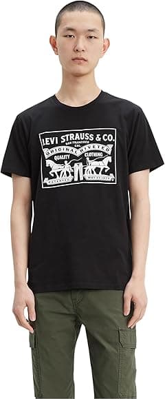 Levi's Mens 2-Horse Graphic Tee Short Sleeve T-Shirt (pack of 1) - Amazon.ae Price Tracker