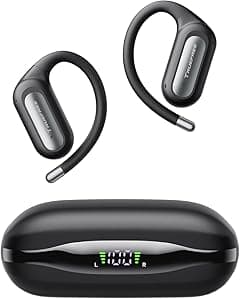 TRUEFREE EarFit DS1 Open Ear Wireless Earbuds Headphones, Bluetooth 6.0 Ear buds Earhook with LED Display, 40H Playtime, Waterproof IPX5, Secure Fit, Noise Cancelling Mic for Sport, Work & Commute - Amazon.ae Price Tracker