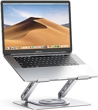 UGREEN Laptop Stand 360° Rotation Upgrade Larger Sturdy Base Adjustable Laptop Stand for Desk Metal Notebook Holder Fit for Macbook Air, Macbook Pro, Lenovo, HP, ASUS, All laptops up to 17.3'' - Amazon.ae Price Tracker