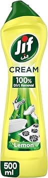 JIF Multipurpose Cream Cleaner, Lemon, 100% Dirt Removal, 500ml - Amazon.ae Price Tracker