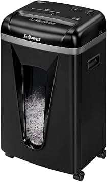 Fellowes Workgroup Micro Cut Shredder Model 450M With Switch Lock, Quiet Operation & Castors For Office Use, 9 Sheet Shred Capacity - Amazon.ae Price Tracker