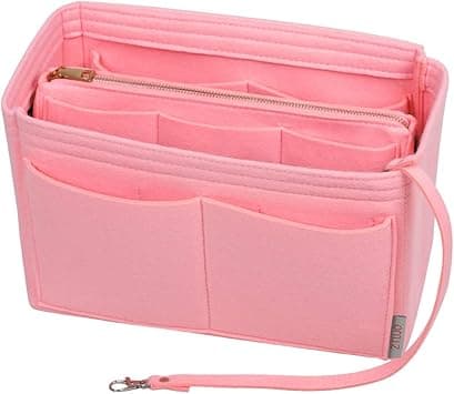 ZTUJO - Wallet Organizer, Felt Bag Organizer with Metal Zipper, Purse and Handbag Shaper, for Speedy Neverfull Bag, 7 Sizes, Light Pink, Slender Medium - Amazon.ae Price Tracker