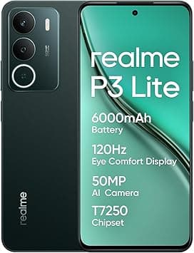 Realme P3 Lite Dual-SIM 256GB ROM + 8GB RAM (GSM Only | No CDMA) Factory Unlocked 4G/LTE Smartphone (Pine Green) - International Version - Amazon.ae Price Tracker