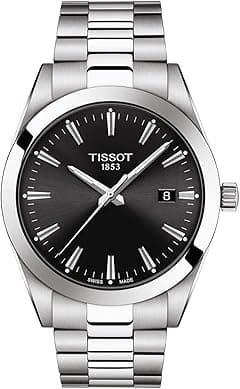 Tissot Mens Gentleman Stainless Steel Dress Watch Grey - Amazon.ae Price Tracker