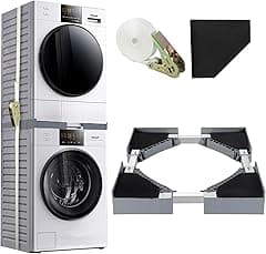 Adjustable Washer Dryer Stacking Kit, Space Saving Universal Washer and Dryer Stacking Kit, Adjustable Stackable Kit for 24-29 inches Front Load Laundry, Small Space Saving Solution Stacking Kit - Amazon.ae Price Tracker