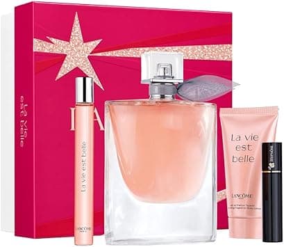 Lancome La Vie Est Belle Estuche Eau de Parfum 100 ml + Eau de Parfum 10 ml + Body Lotion 50 ml + Rimmel Hypnôse 2 ml - Amazon.ae Price Tracker