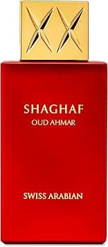Swiss Arabian Shaghaf Oud Ahmar Eau de Parfum, 75ml, Premium Quality Perfume, Women and Men’s Fragrance, fruity, floral, amber Luxurious Blend Perfumes for Men and Women - Amazon.ae Price Tracker