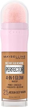 Maybelline New York Instant Age Rewind Instant Perfector 4 In 1 Glow Makeup, Medium/Deep Warm, 1 count, 1 count - Amazon.ae Price Tracker