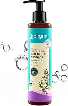 Pilgrim Spanish Rosemary & Biotin Anti Hairfall Shampoo for Reducing Hair Loss & Breakage 200ml | Rosemary shampoo for hair growth | Upto 95% stronger hairs | For all hair types | For Men & Women - Amazon.ae Price Tracker