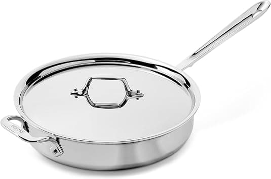 All-Clad 4403 Stainless Steel Tri-Ply Bonded 3-Quart Saute Pan with Lid, Silver - Amazon.ae Price Tracker