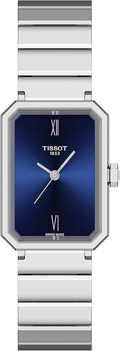 Tissot SRV, Swiss Quartz Watch for Women, Stainless Steel Case, Blue Dial, T1601101104300 - Amazon.ae Price Tracker
