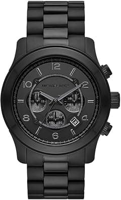 Michael Kors Oversized Runway Chronograph Quartz Black Dial Men's Watch MK9073 - Amazon.ae Price Tracker