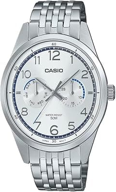 Casio Ladies Watch Silver Dial Silver Band - Amazon.ae Price Tracker